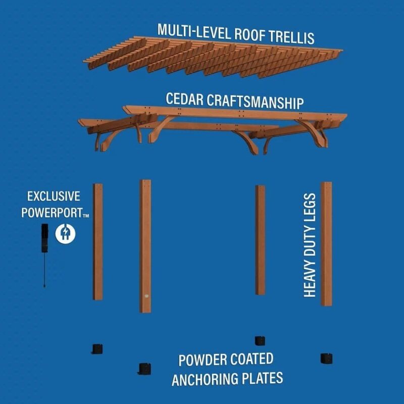 14X12 BEAUMONT PERGOLA - Image 9