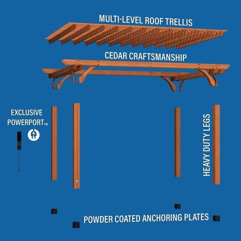 16X12 BEAUMONT PERGOLA - Image 6