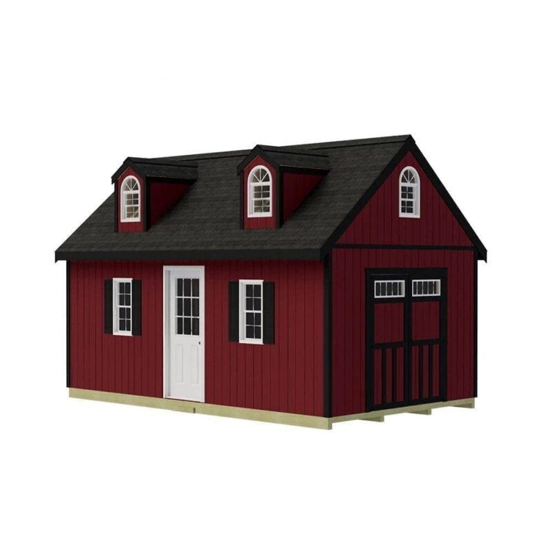 Best barns Hampton 12×16 Wood Storage Shed Kit Installation Included - Image 11