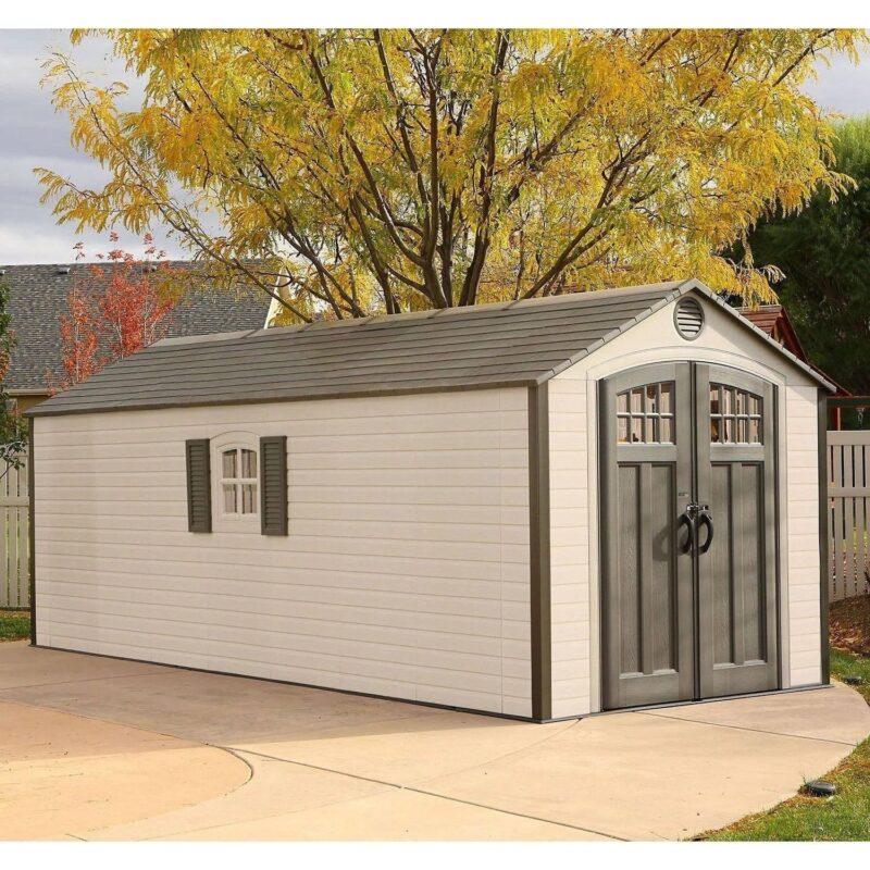 Lifetime 8 ft. W x 20 ft. D Storage Shed - Image 2